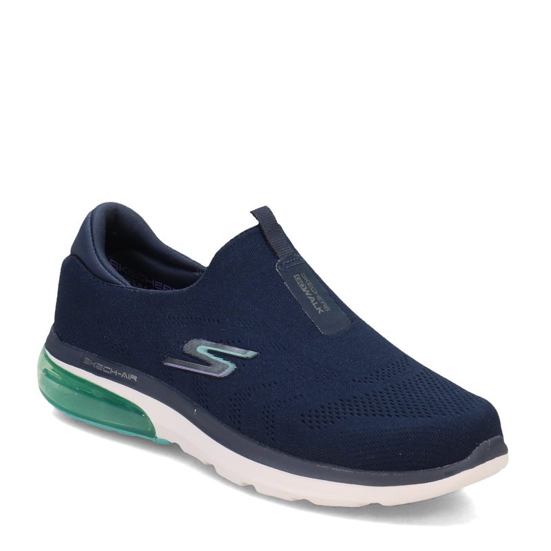 124351 NVY Womens Skechers G Owalk Air 20 Sky Motion Walking Shoe Navy