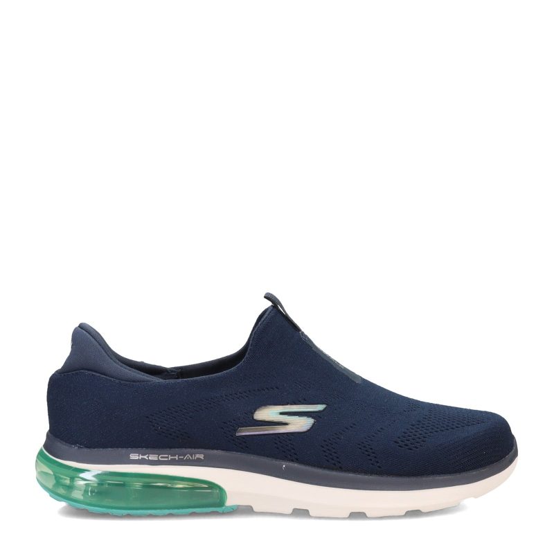 124351 NVY Womens Skechers G Owalk Air 20 Sky Motion Walking Shoe Navy 1