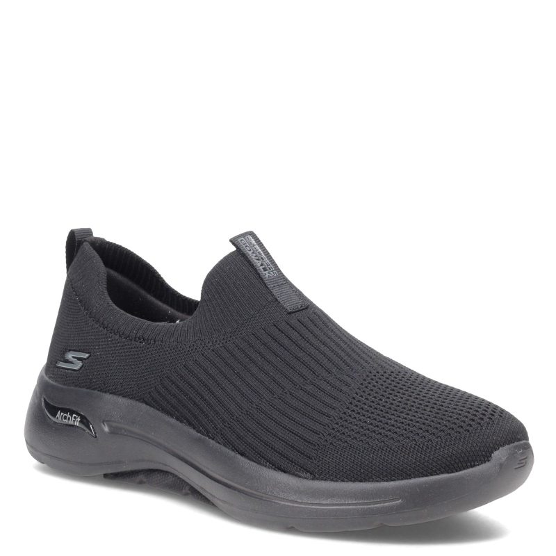 124409 Bbk Womens Skechers G Owalk Arch Fit Iconic Slip On Black 42ff612d 9c48 4078 ac27 49131a255e6d