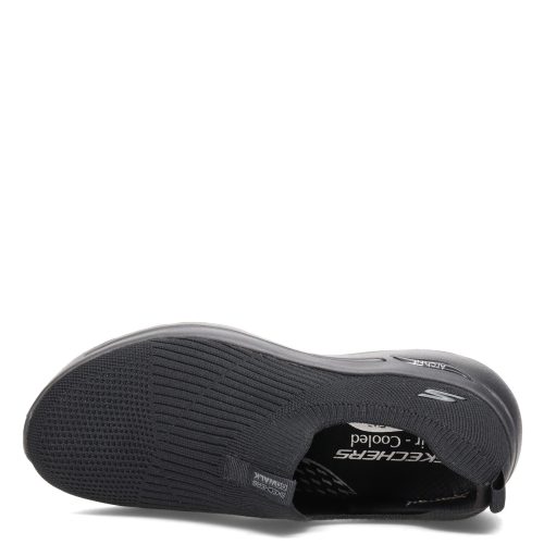 124409 Bbk Womens Skechers G Owalk Arch Fit Iconic Slip On Black 5