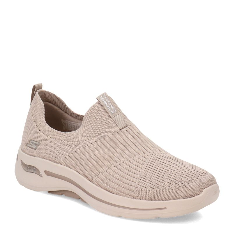 124409 TPE Womens Skechers G Owalk Arch Fit Iconic Slip On Taupe 231f4a05 9107 4096 b41f c6eaf6c5d1f8