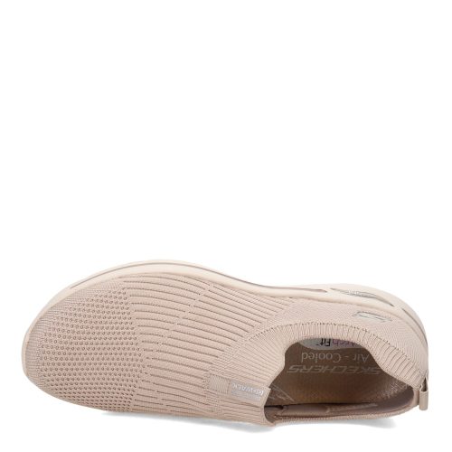 124409 TPE Womens Skechers G Owalk Arch Fit Iconic Slip On Taupe 5