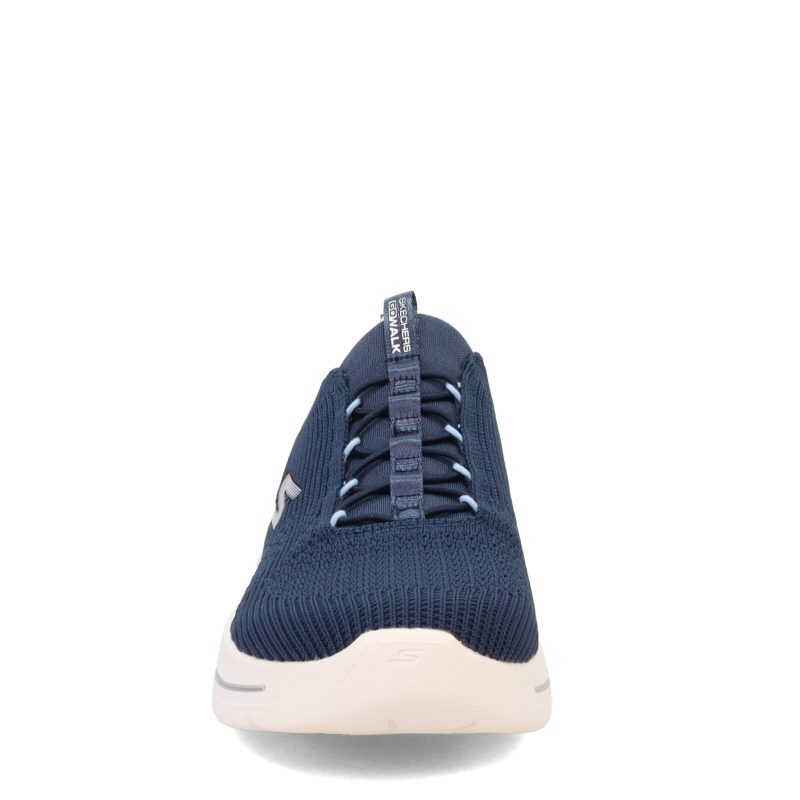 124882 NVLB Womens Skechers Go Walk Arch Fit Crystal Waves Sneaker Navy 2 1779366a 064c 4ca4 ac0a edd4e639e2e6