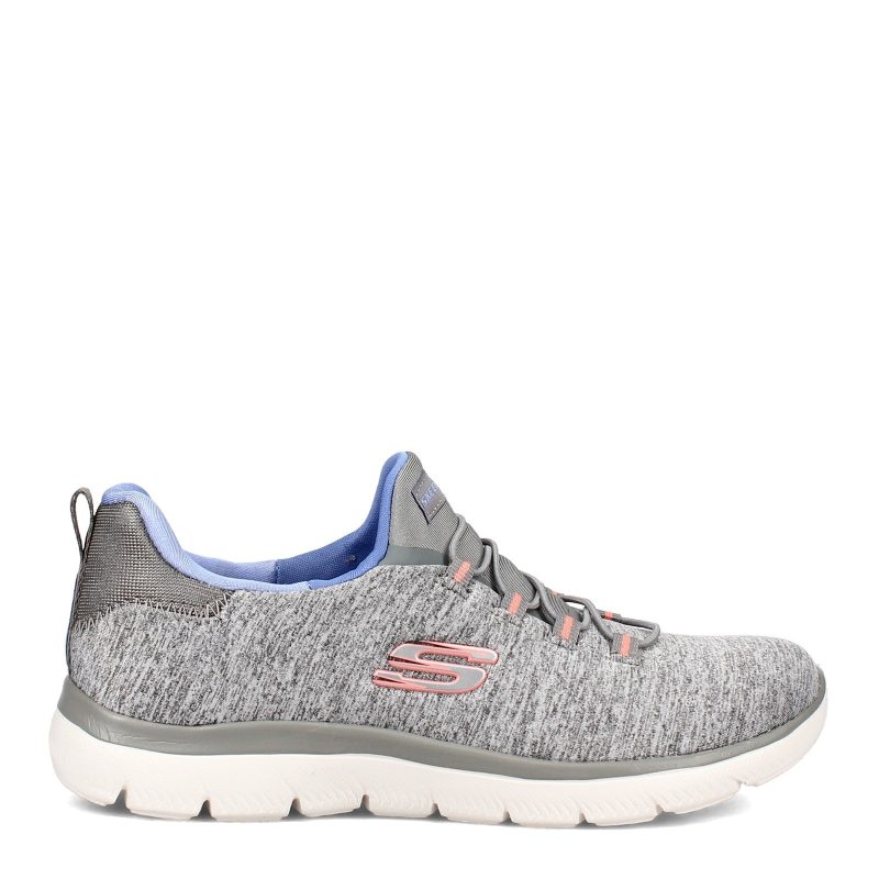 12983 Gybl Womens Skechers Summits Quick Getaway Sneaker Grey Blue 1 e970854c 32e6 45a9 aec1 5be5ecfc1c1d