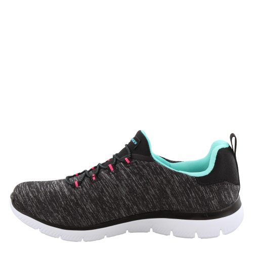 12983W BKLB Womens Skechers Summits Quick Getaway Wide Width Black Blue 3 6c066bf3 2f7e 4d26 8e2e 6d0ebfac0447