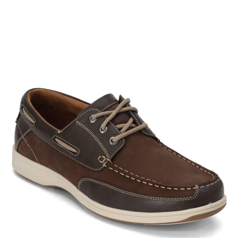 13157 200 Mens Florsheim Lakeside Oxford Boat Shoe Brown Nubuck