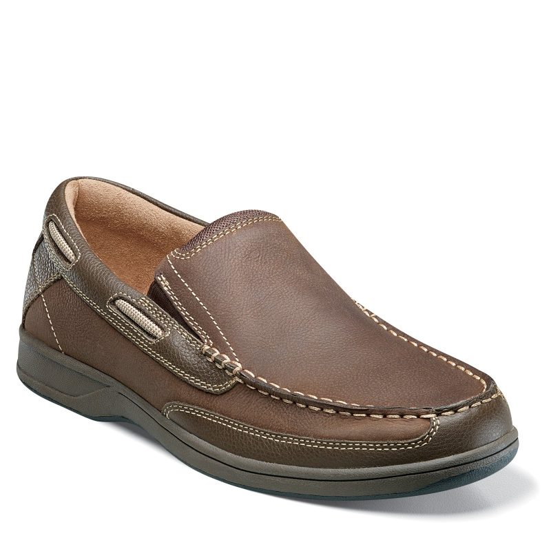 13158 275 Mens Florsheim Lakeside Slip On Stone