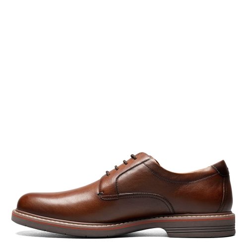 13369 222 Mens Florsheim Norwalk Plain Toe Oxford Cognac 3