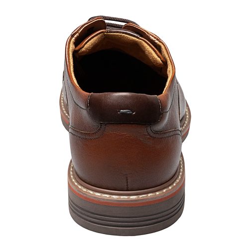 13369 222 Mens Florsheim Norwalk Plain Toe Oxford Cognac 5