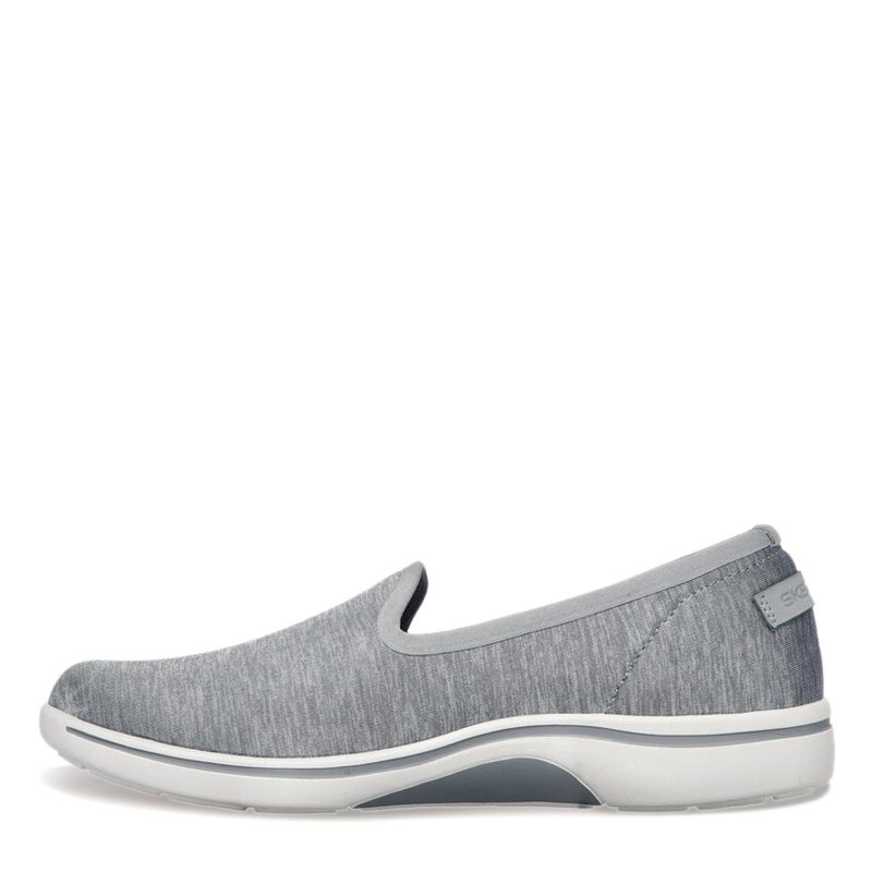 136564 GRY Womens Skechers Arch Fit Uplift Perceived Slip On Grey 2 fe194812 dd93 4f17 8bca 9ad5319011c5