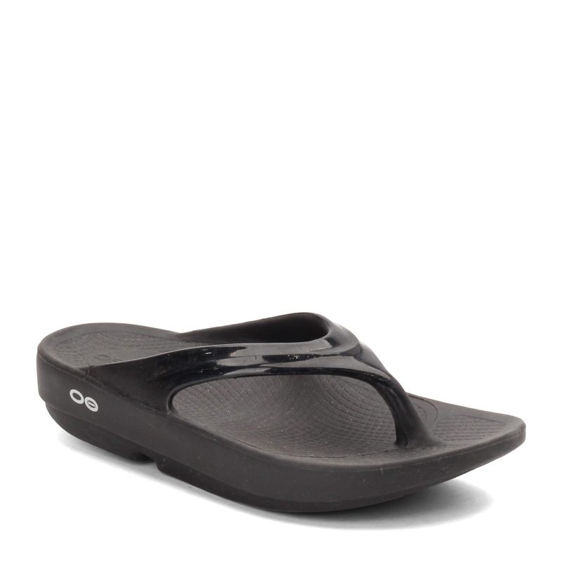 1400 Blkblk Womens Oofos O Olala Sandal Black Patent