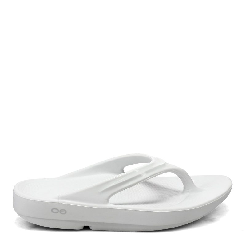 1400 White Womens Oofos Oolala Sandal White 1 0f43161e b5ce 41a8 ba26 3ed19917f60e