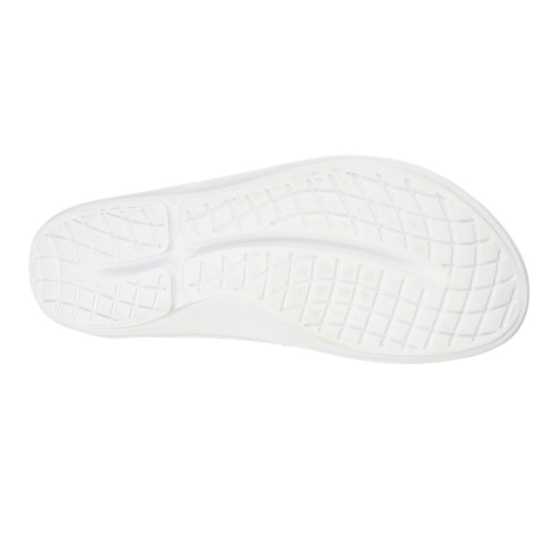 1400 White Womens Oofos Oolala Sandal White 6