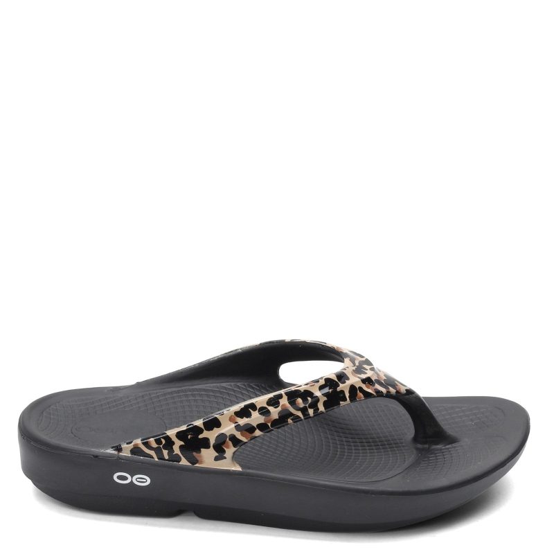 1403 Leopard Womens Oofos O Olala Sandal Leopard 1 1335bb66 92b0 40de aaa7 cd790cd4bb70