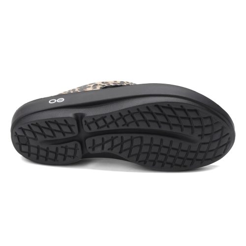 1403 Leopard Womens Oofos O Olala Sandal Leopard 6