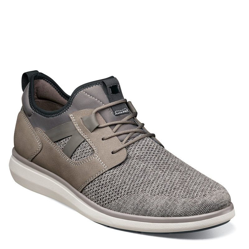 14315 020 Mens Florsheim Venture Knit Plain Toe Sneaker Grey