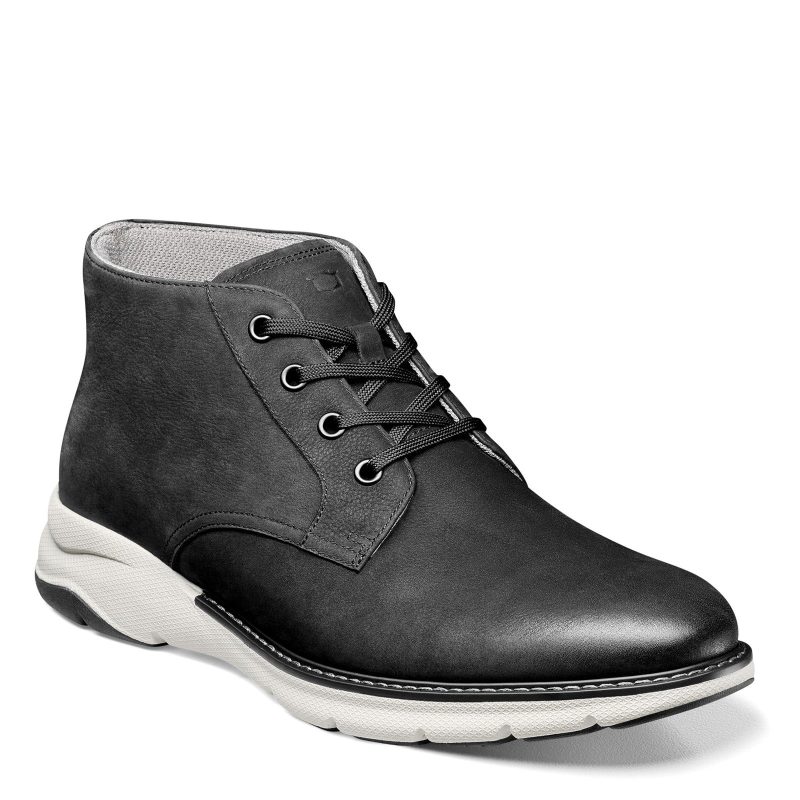 14383 006 Mens Florsheim Frenzi Plain Toe Chukka Boot Black Nubuck da5a1d94 edf2 4719 823f c546dd5877f0