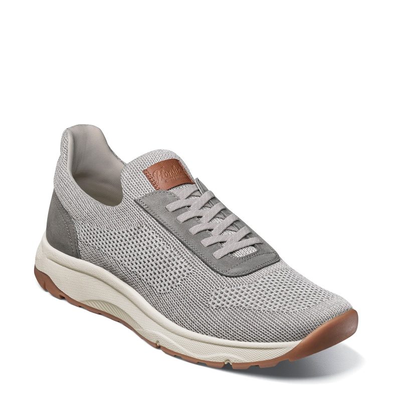 14422 020 Gray Knit Nubuck