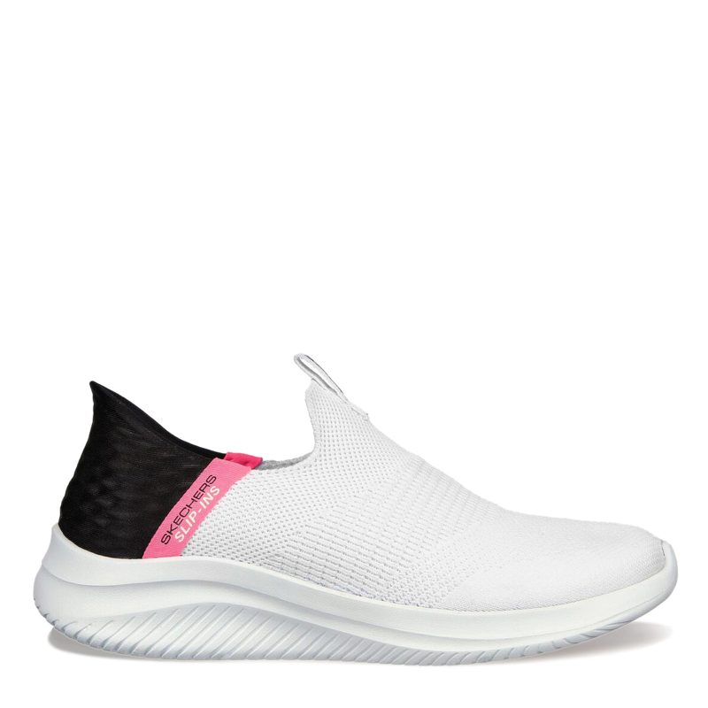 149707 WBK Womens Skechers Womens Active White 1