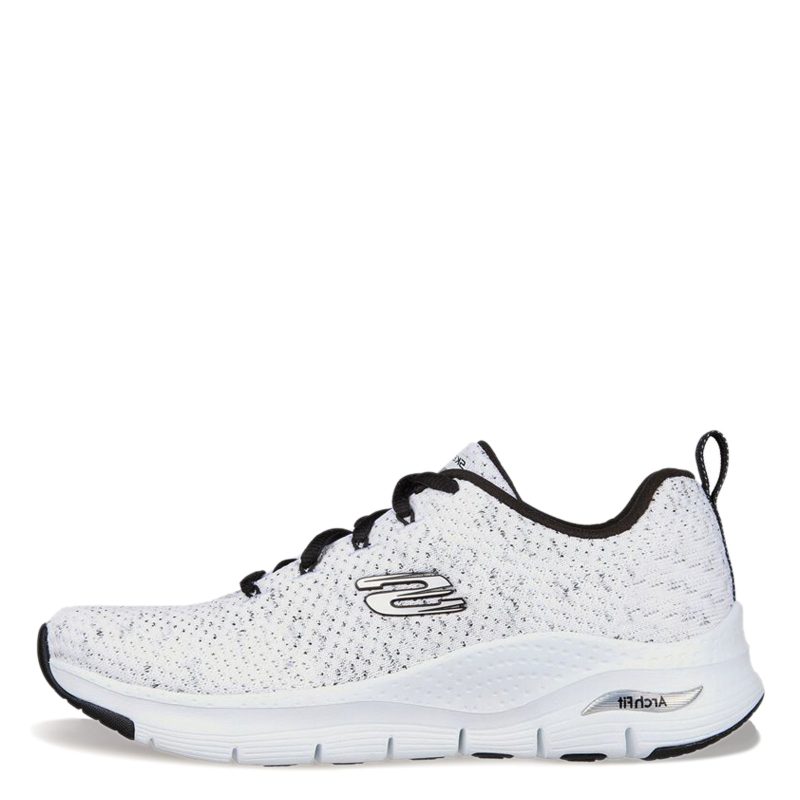 149713 WBK Womens Skechers Womens Active White 2