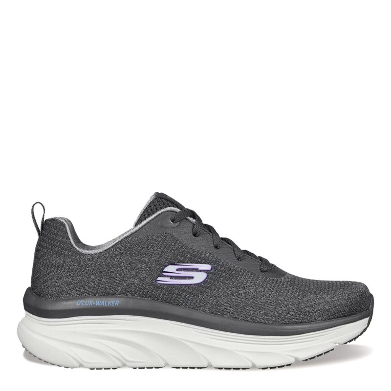 149815 CHAR Womens Skechers Relaxed Fit D Lux Walker Daily Beauty Sneaker Charcoal 1 517fc5ed 00cd 4e30 aaef 0f6340ac1d19