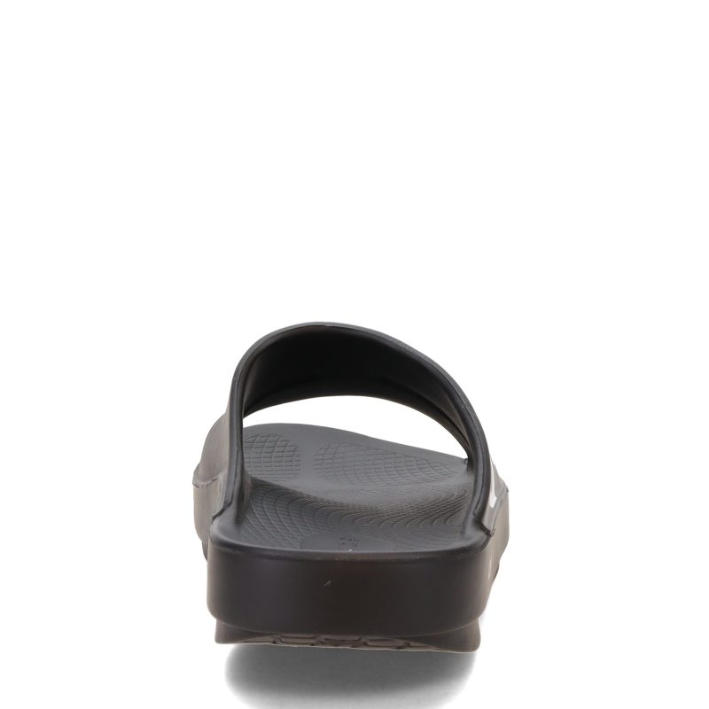 1500 BLACKWHT Womens Oofos Ooahh Slide Sandal Blackwhite 4