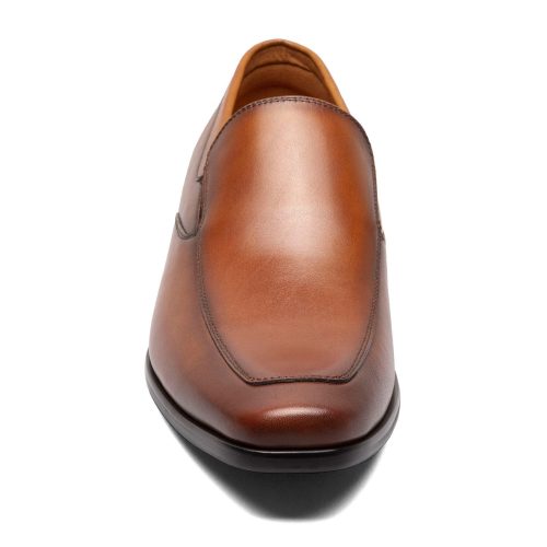 15176 225 Mens Florsheim Moc Toe Venetian Slip On Cognac Smooth 2