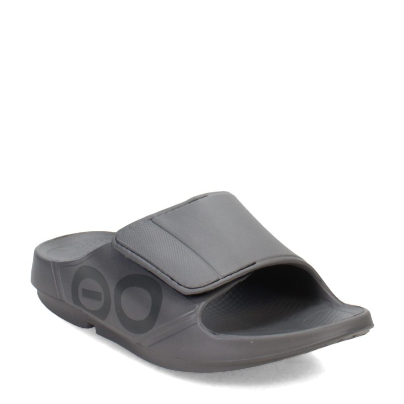 1550 SLATE Womens Oofos Ooahh Sport Slide Slate