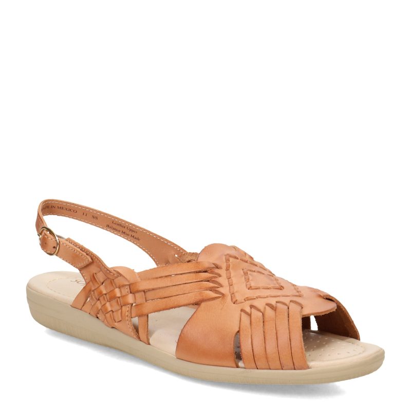 157119 Womens Soft Spots Tela Sandal Natural