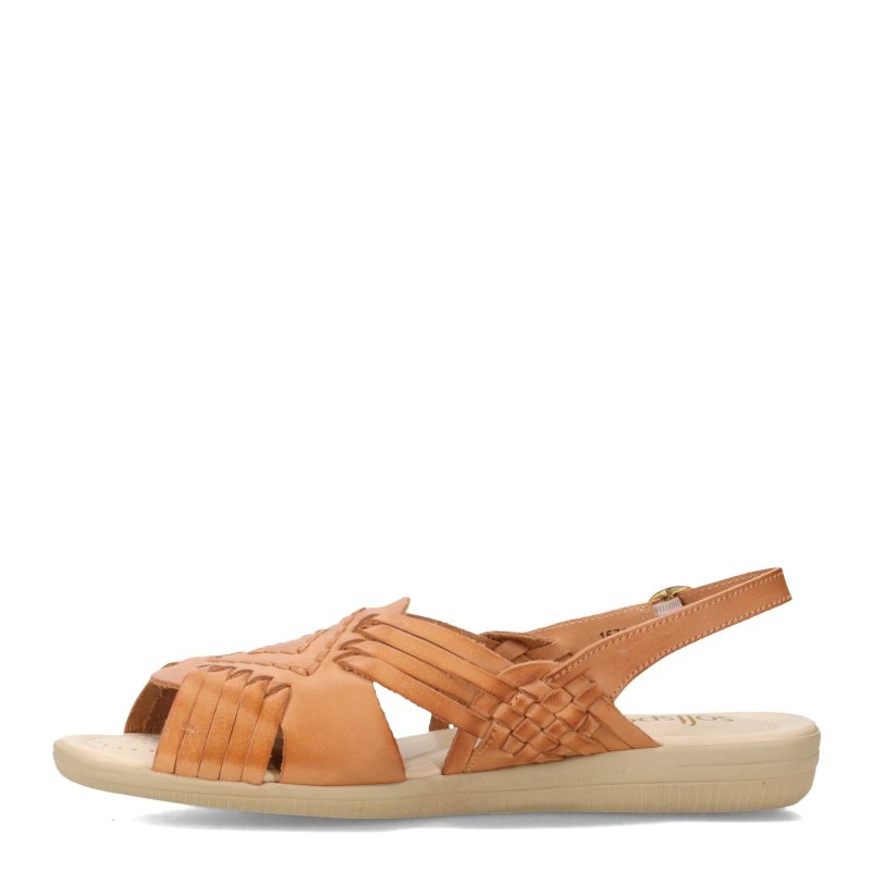 157119 Womens Soft Spots Tela Sandal Natural 3