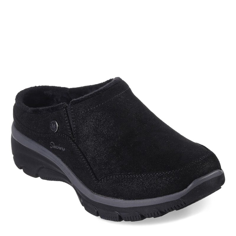 158824 BBK Womens Skechers Martha Stewart X Skechers Relaxed Fit Easy Going Clog Black