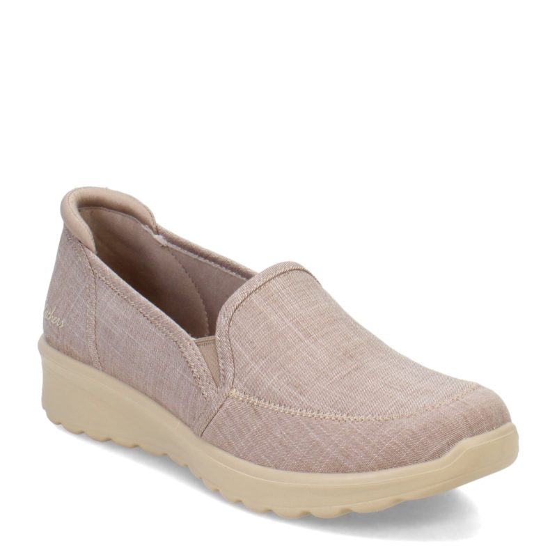 158900 TPE Womens Skechers Lovely Vibe Slip On Taupe