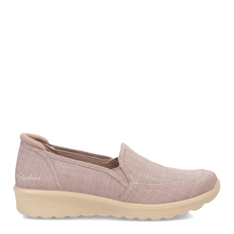 158900 TPE Womens Skechers Lovely Vibe Slip On Taupe 1