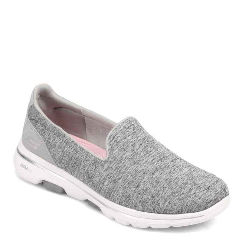 15903 Gry Womens Skechers G Owalk 5 Honor Slip On Grey a2714ce8 9828 4dc4 b169 27d2e4b343ab