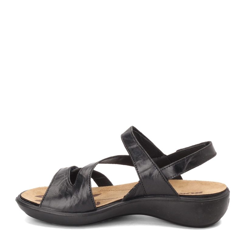 16070 24100 Womens Romika Ibiza 70 Sandal Black 3