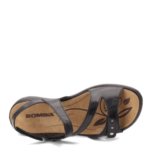 16070 24100 Womens Romika Ibiza 70 Sandal Black 5