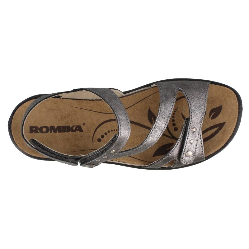 16070 49700 Womens Romika Ibiza 70 Sandal Anthracite 2