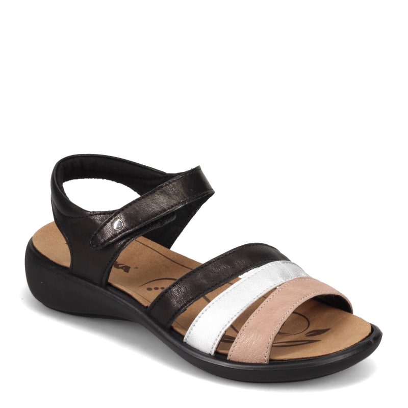 16111 210102 Womens Romika Ibiza 111 Sandal Black Natural