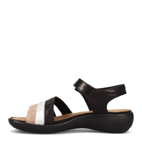 16111 210102 Womens Romika Ibiza 111 Sandal Black Natural Mix 3