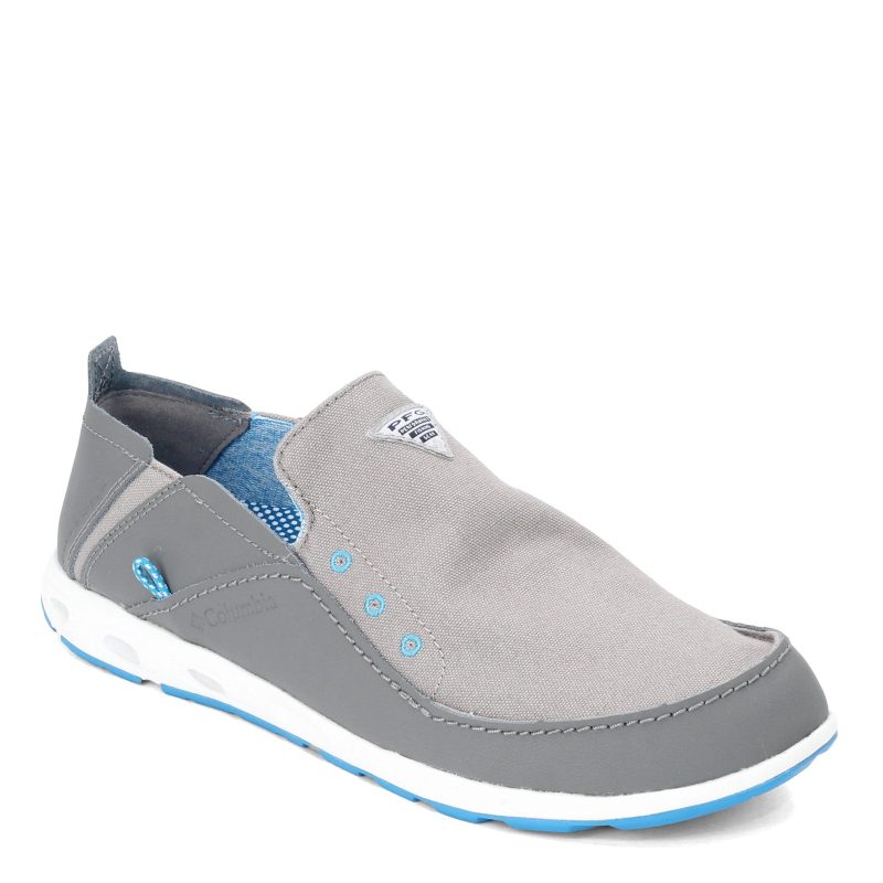 1673142 029 Mens Columbia Bahama Vent Pfg Slip On Boat Shoe Wide Width Grey Blue 86e0495d 67ee 441c aba0 7e6a6e8587d5