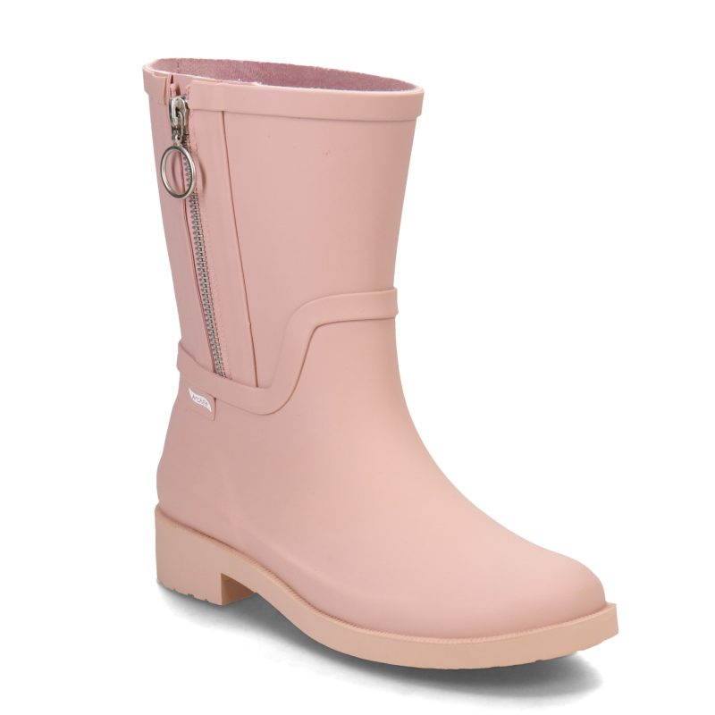 167380 BLSH Womens Skechers Arch Fit Rain Boot Blush