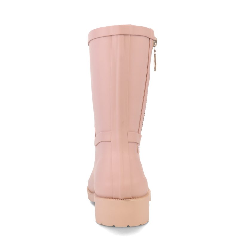 167380 BLSH Womens Skechers Arch Fit Rain Boot Blush 4