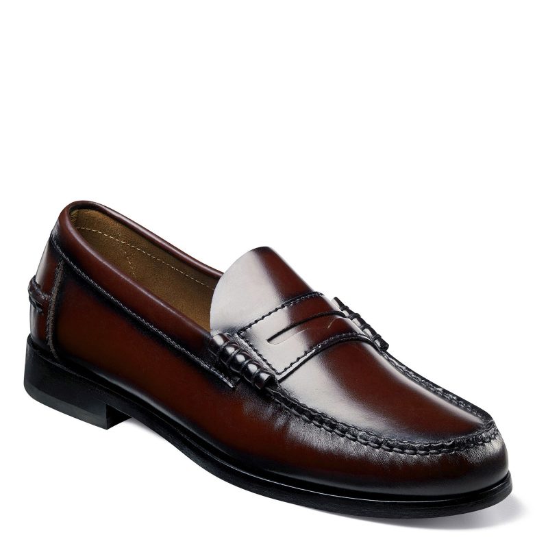 17058 05 Mens Florsheim Berkeley Penny Loafer Burgundy