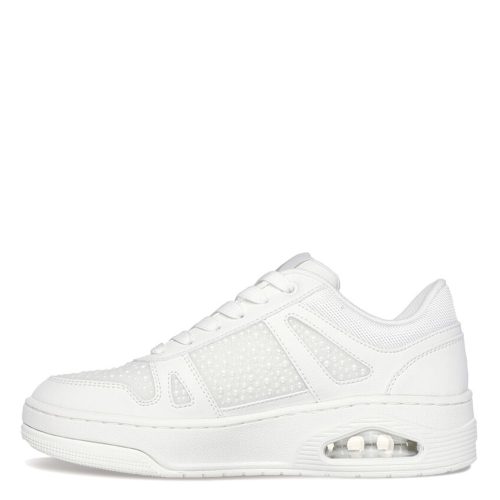 177715 WHT Womens Skechers Street Uno Court Opulent Pearls Sneaker White 2