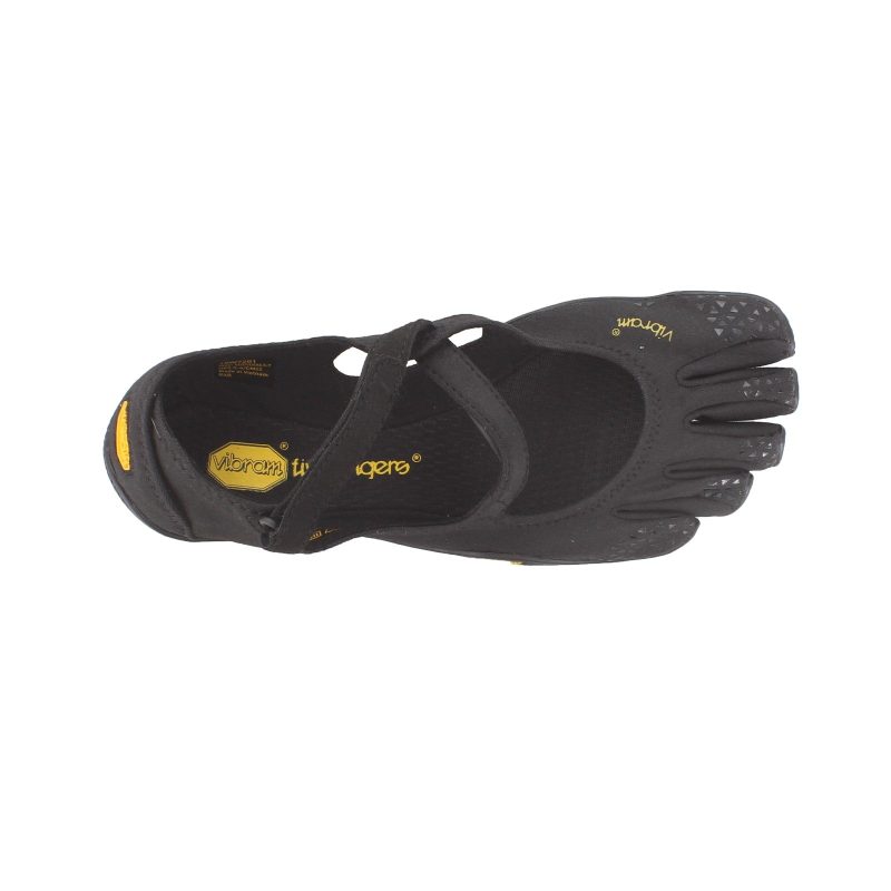 18 W7201 Womens Vibram Five Fingers V Soul Indoor Training Shoe Black 5