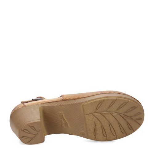 1831 371500 Womens Dansko Sassy Clog Tan 6