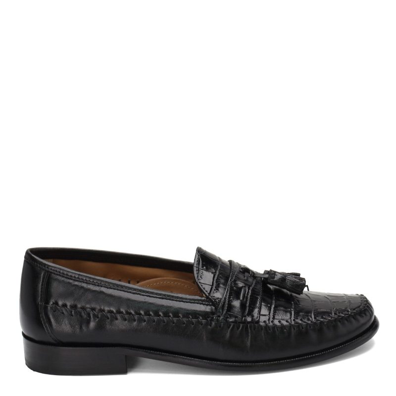 18469 01 Mens Florsheim Pisa Tassel Loafer Black 1