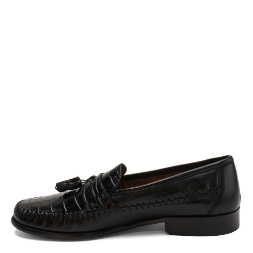 18469 01 Mens Florsheim Pisa Tassel Loafer Black 3