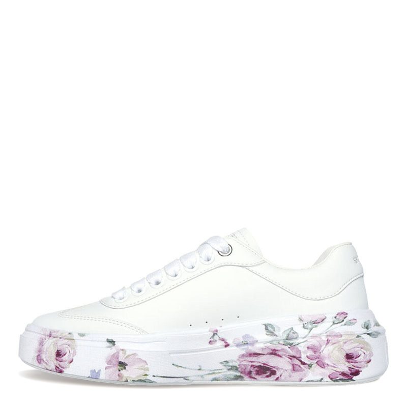 185062 WHT White Floral 2