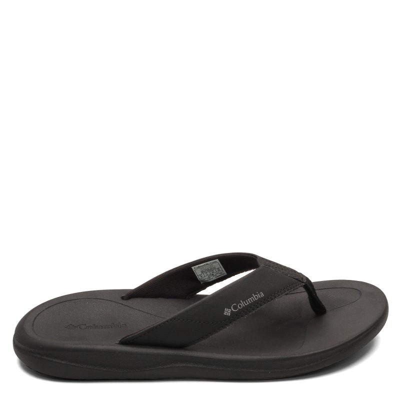 1897731 010 Mens Columbia Flip Sandal Black 1